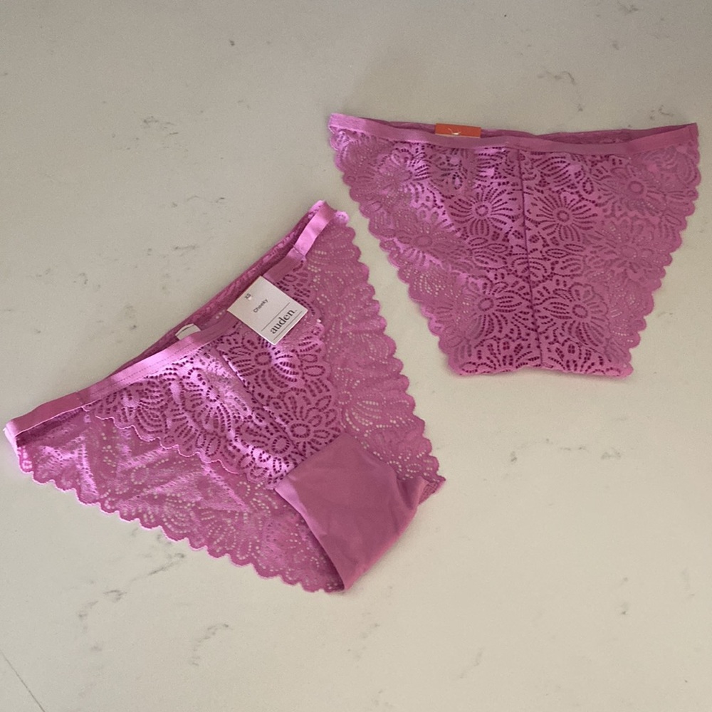 Auden NWT XS 0-2 women's panty lot 1 boyshort 2 thongs 2 hipster 3 cheeky - Picture 8 of 16